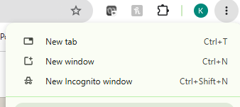 Incognito Chrome
